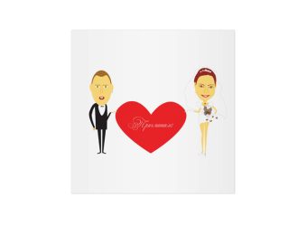 F&O. Wedding cardФ&O. Свадебное приглашение